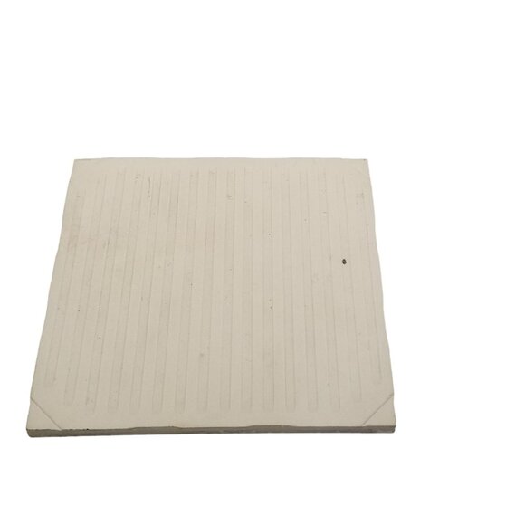 Vintage Ceramic Painted Tile Currier and Ives Haying Children Farmers Oxen - Picture 4 of 5